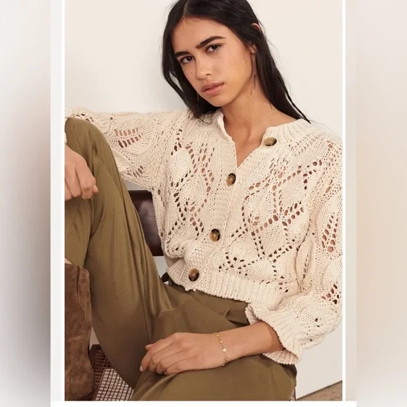 Ba&sh gorgeous Sennay cardigan pullover S - Picture 3 of 14